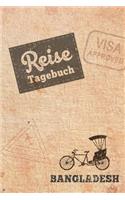Reisetagebuch Bangladesh: Urlaubstagebuch für Reisen nach Bangladesh.Reise Logbuch für 40 Reisetage für Reiseerinnerungen der schönsten Sehenswürdigkeiten und Erlebnisse, Pac