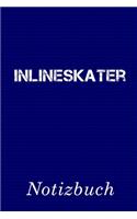 Inlineskater Notizbuch