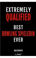 Kalender für Bowling Spieler / Bowling Spielerin