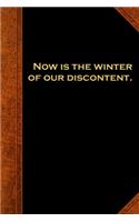 2020 Weekly Planner Shakespeare Quote Now Winter Discontent 134 Pages: 2020 Planners Calendars Organizers Datebooks Appointment Books Agendas