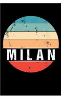 Milan: 100 Pages 6 'x 9' - Dot Grid Paper Journal Manuscript - Planner - Scratchbook - Diary