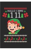 Hallo I Bims: Notizbuch/Tagebuch/Organizer/120 Karierte Seiten/ 6x9 Zoll