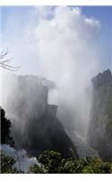 Water Spray at Victoria Falls in Zimbabwe, Africa Journal: Take Notes, Write Down Memories in this 150 Page Lined Journal