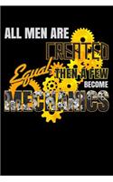 All Men Are Created Equal Then a Few Become Mechanics: Blank Lined Journal to Write in - Ruled Writing Notebook