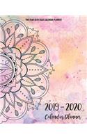 Two Year 2019-2020 Calendar Planner: Two Year - Daily Weekly Monthly Calendar Planner 24 Months January 2019 - December 2020 Mandala Style