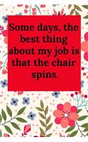 Some Days, the Best Thing about My Job Is That the Chair Spins.