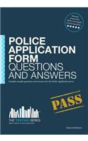 Police Officer Application Form Questions and Answers