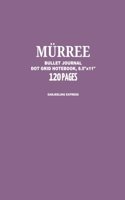 Murree Bullet Journal, Darjeeling Express, Dot Grid Notebook, 8.5 x 11, 120 Pages