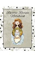 Rustic Recipe Notebook