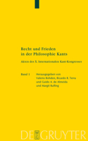 Recht und Frieden in der Philosophie Kants