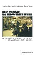 Mensch Im Industriebetrieb