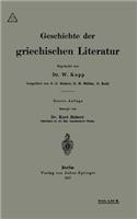Geschichte Der Griechischen Literatur