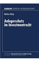 Anlegerschutz Im Investmentrecht