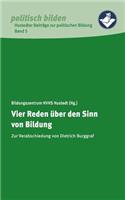 Vier Reden über den Sinn von Bildung