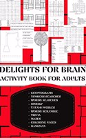 Delights for Brain Activity Book for Adults