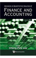 Advances in Quantitative Analysis of Finance and Accounting (Vol. 6)