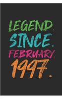 Legend Since February 1997