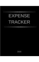 Expense Tracker 2020: A Personal Money Log Book & Calendar (Black, Gray)
