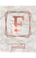 Low Vision Paper Journal