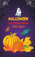 Halloween Coloring Book for Girls