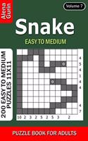 Snake puzzle book for Adults: 200 Easy to Medium Puzzles 11x11 (Volume 7)