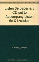 Listen 6e Paper & 3 CD Set to Accompany Listen 6e & I>clicker