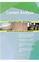 Content Analysis A Complete Guide - 2019 Edition