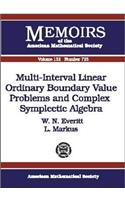 Multi-interval Linear Ordinary Boundary Value Problems and Complex Symplectic Algebra