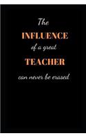 The influence of a great Teacher can never be erased