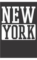 Notebook 6x9 120 Pages: New York New Yorker American
