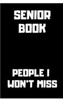 People I Won't Miss