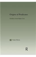 Origins of Predicates: Evidence from Plains Cree