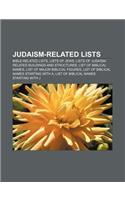 Judaism-Related Lists