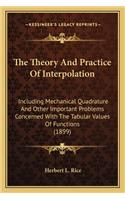 Theory and Practice of Interpolation the Theory and Practice of Interpolation