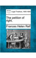 petition of right.