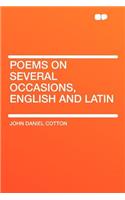 Poems on Several Occasions, English and Latin