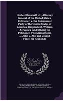 Herbert Brownell, Jr., Attorney General of the United States, Petitioner, V. the Communist Party of the United States of America, Respondent. William A. Paisley [And Others] for Petitioner; Vito Marcantonio ..., John J. Abt, and Joseph Forer, for R