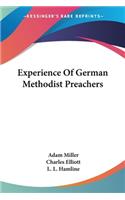 Experience Of German Methodist Preachers