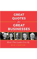Great Quotes for Great Businesses
