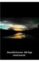 Beautiful Sunrise 100 Page Lined Journal