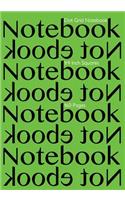Dot Grid Notebook 1/4 Inch Squares 160 pages: Notebook Not Ebook with green cover, 7"x10" 1/4 inch dot grid graph paper, perfect bound, ideal for structuring sketches