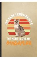 The More I Know People the More I Love My Singapura