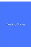 Meeting Nopes Notebook