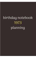 notebook birthday gift 1973