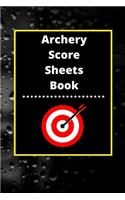 Archery Score Sheets Book