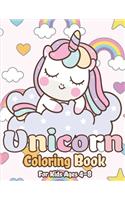 Unicorn Coloring Book for Kids Ages 4-8: Magical Unicorn Coloring Books for Girls, Fun and Beautiful Coloring Pages Birthday Gifts for Kids