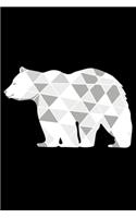 Polygon Polar Bear Notebook Journal
