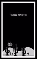 Cactus Notebook: Notebook for Lovers of Cacti, Blank Lined Paper for Back To School Students, 6" x 9", 110 pages