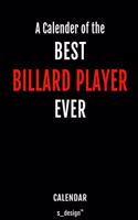 Calendar for Billard Players / Billard Player