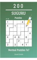 Suguru Puzzles - 200 Normal Puzzles 7x7 vol.36